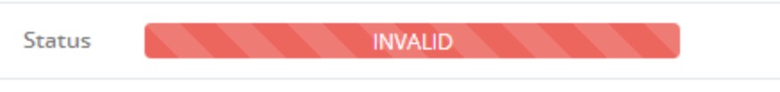 Invalid状态
